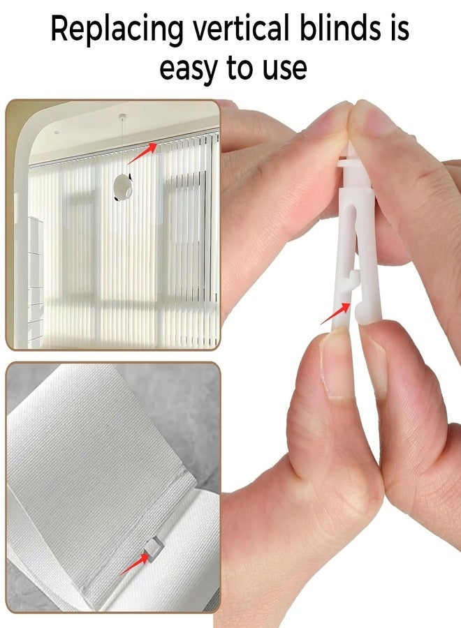 LINYUEARUI 15pcs Plastic Vertical Pulley Replacement Parts, Curtain Repair kit, Louver Gear kit, Home Decoration Sunshade Blinds, Louver Panels, Used for headrails, Bracket rods, Vertical Blinds - Image 4